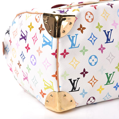 Louis Vuitton Monogram Multicolor Speedy 30 White 7 of 13