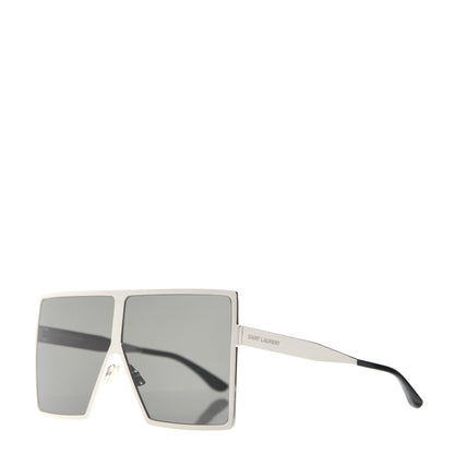 Saint Laurent Betty SL182 Sunglasses Silver 1 of 8