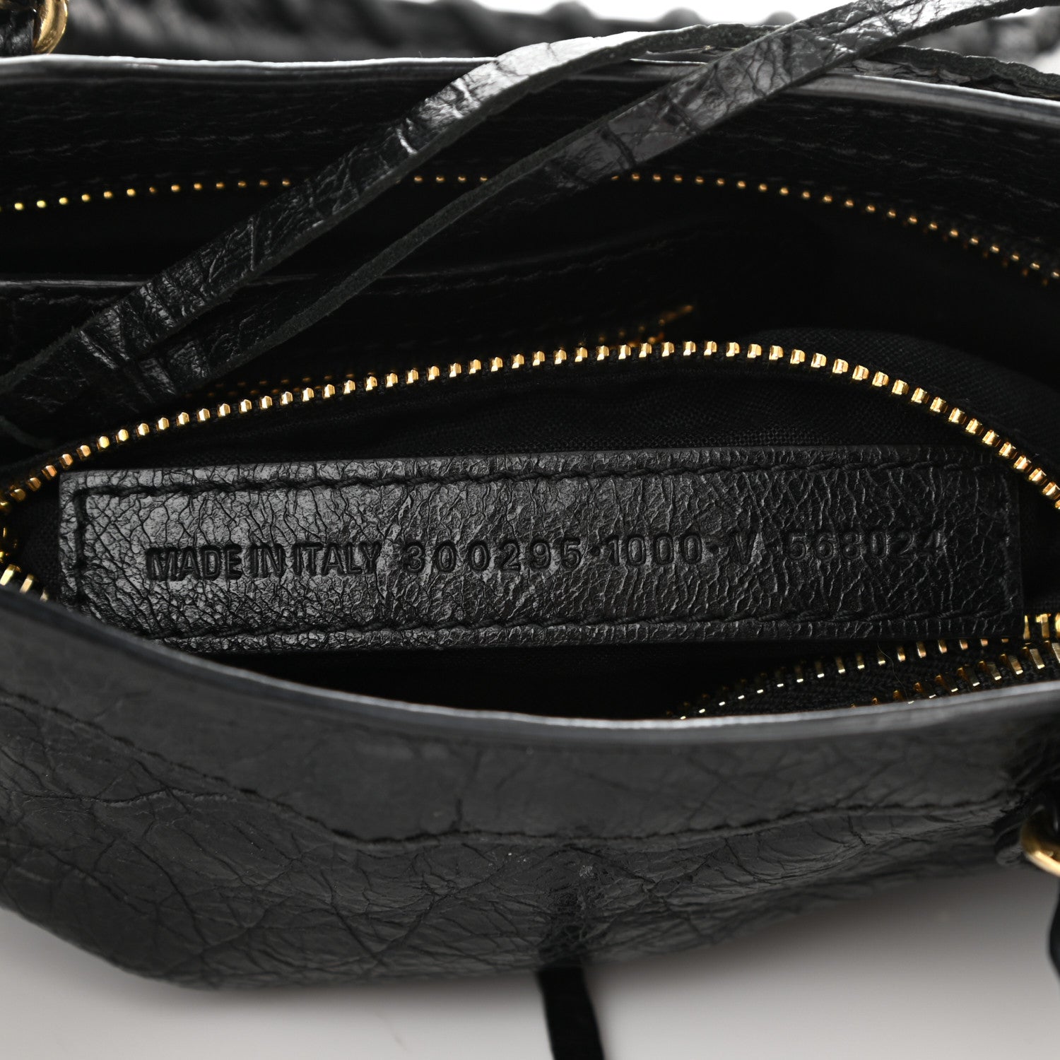 Balenciaga Agneau Classic Gold Hardware Mini City Black 6 of 7