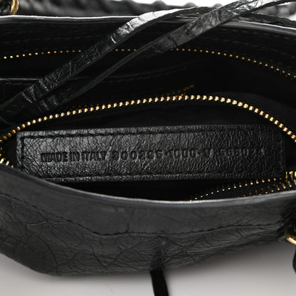 Balenciaga Agneau Classic Gold Hardware Mini City Black 6 of 7