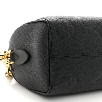 Louis Vuitton Empreinte Monogram Giant Speedy Bandouliere 20 Black 8 of 10