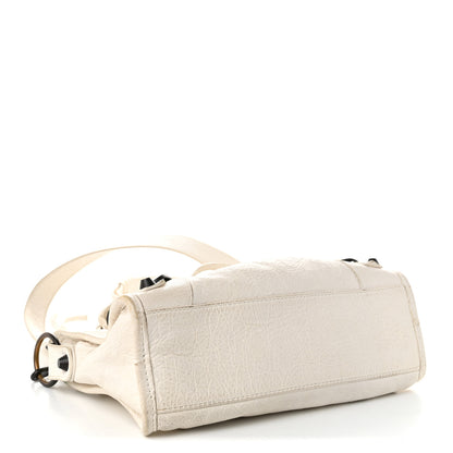 Balenciaga Agneau Arena Classic Hardware Le City Mini  White 4 of 12