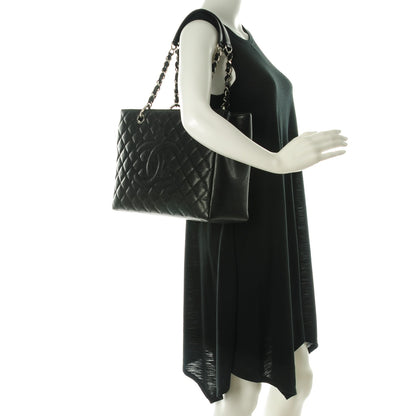 Chanel Caviar Quilted Grand Shopping Tote GST Black 2 of 7