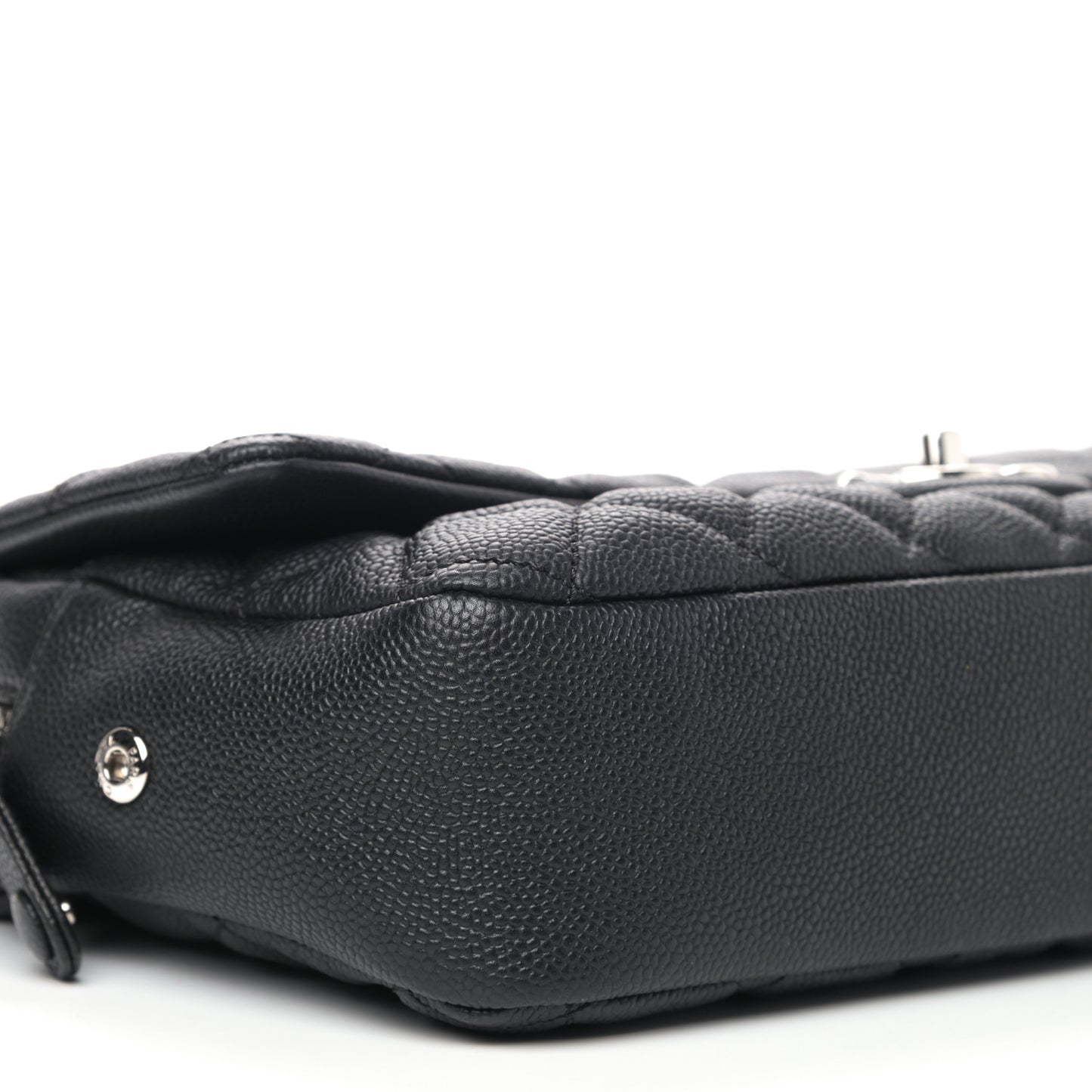 Caviar Quilted Jumbo Easy Flap Black
