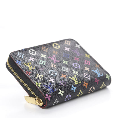 Louis Vuitton Monogram Multicolor Zippy Coin Purse Black Grenade 3 of 5