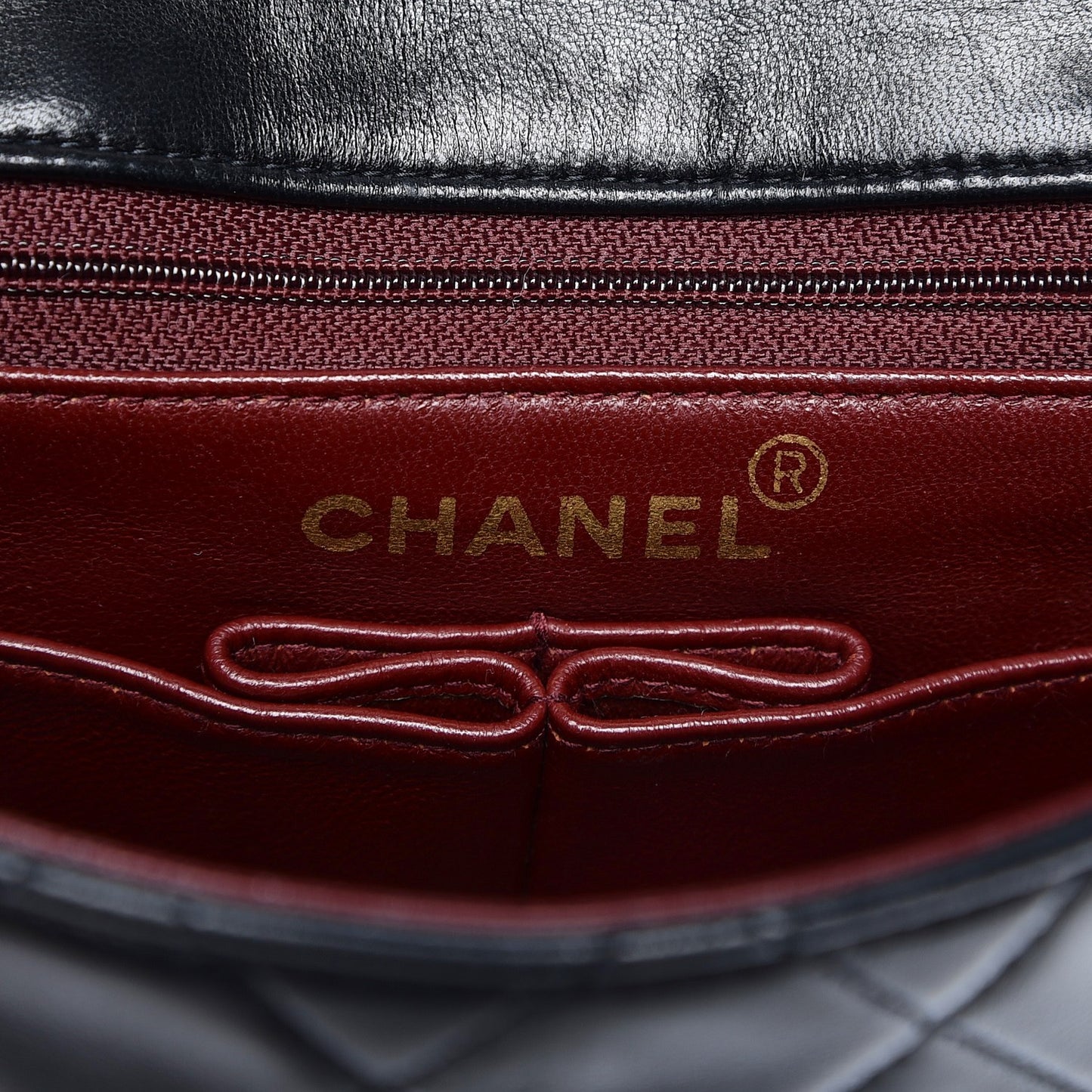 Lambskin Quilted Small Flap Black