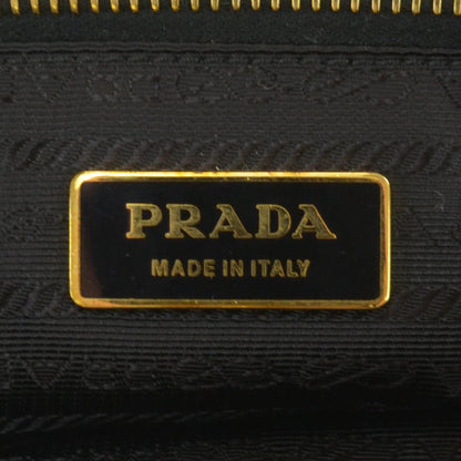 Prada Nappa Dressy Gaufre Framed Bag Black 6 of 8