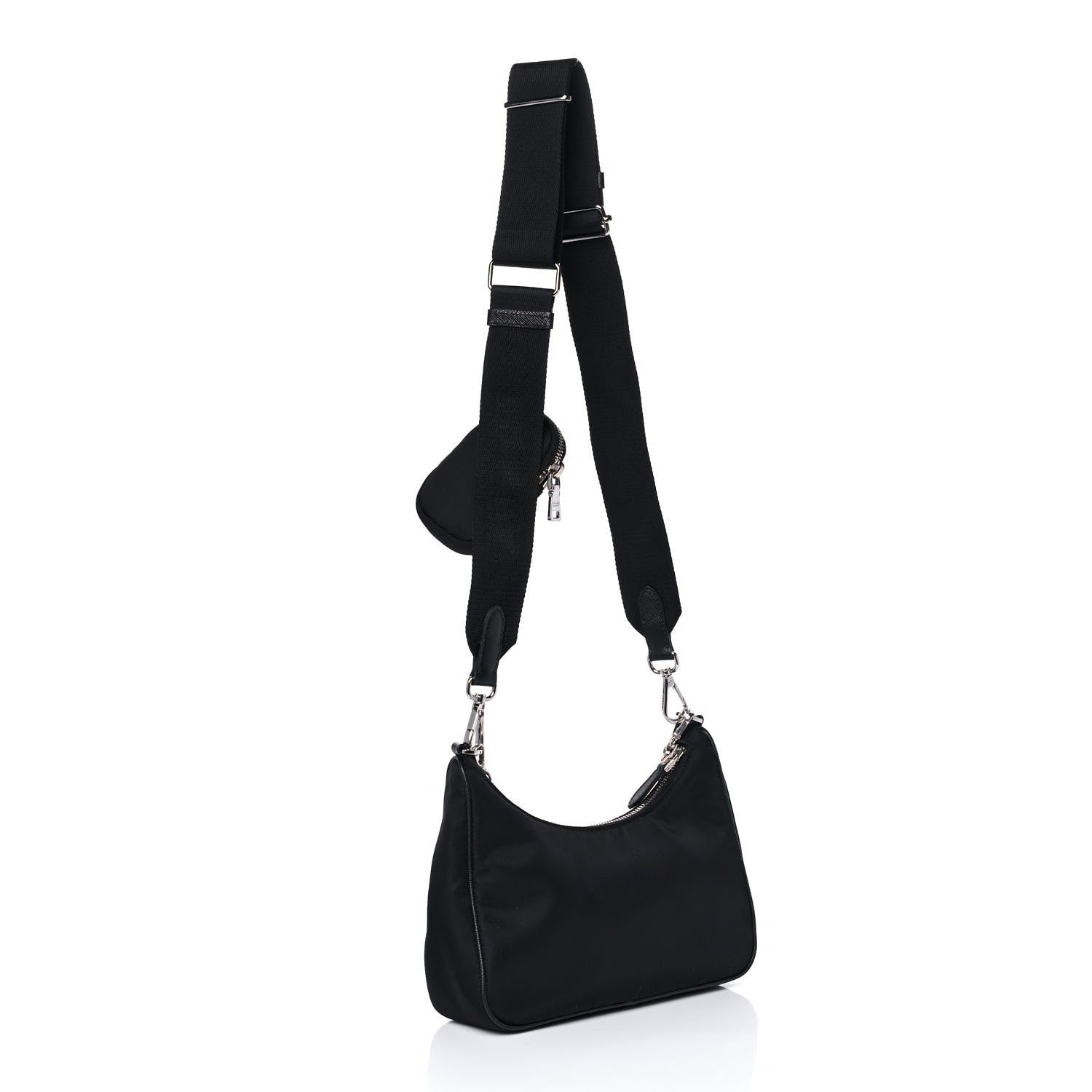 Prada Nylon Re-Edition 2005 Shoulder Bag Black 3 of 11