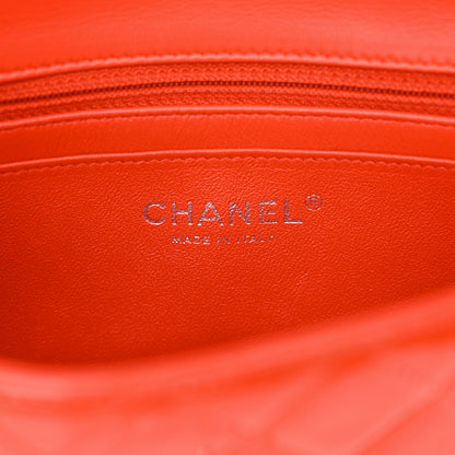 Chanel Patent Calfskin Quilted Mini Rectangular Flap Red 7 of 13