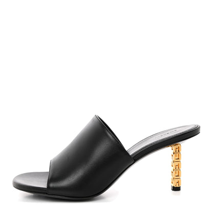 Givenchy Smooth Nappa G Cube Mule Sandals 38.5 Black 1 of 10