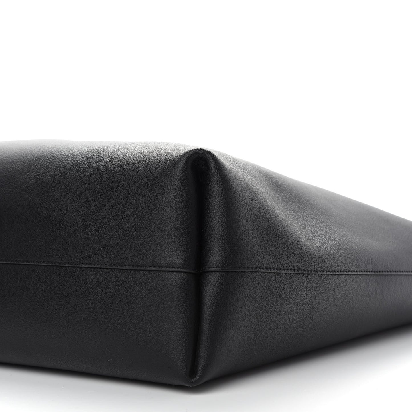 Calfskin Large Shopping Tote Black