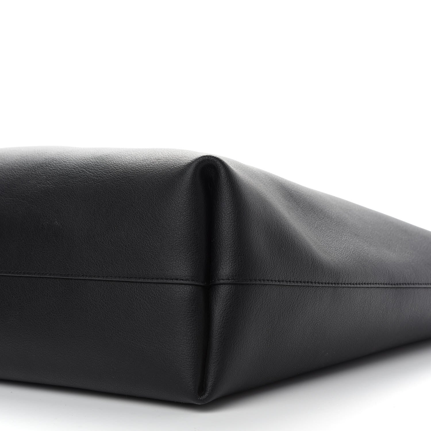 Saint Laurent Calfskin Large Shopping Tote Black 9 of 11