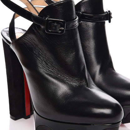 Christian Louboutin Nappa Suede Forgeron 140 Mule 36.5 Black 9 of 10