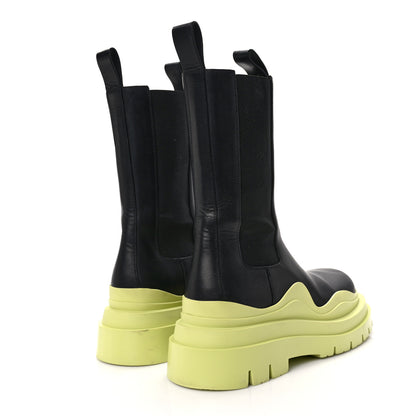 Bottega Veneta Calfskin The Tire Chelsea Boots 39 Black Seagrass 4 of 11