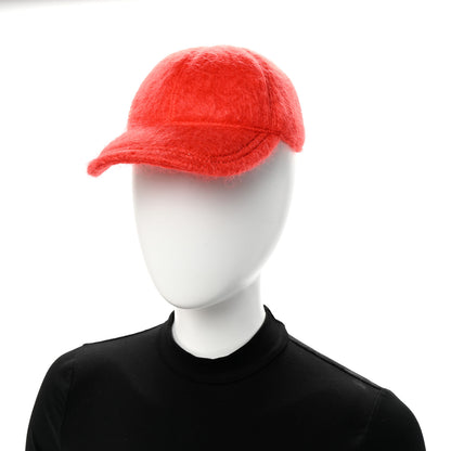 Gucci Mohair GG Lauren Baseball Hat S Orange 2 of 8