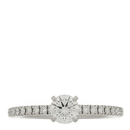 Cartier Platinum Diamond .33ct Etincelle De Cartier Solitaire Engagement Ring 48 4.5 1 of 5