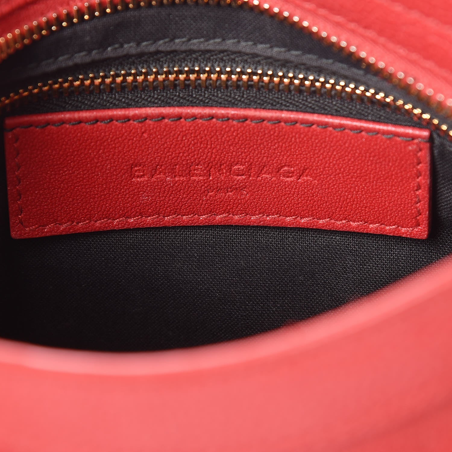 Balenciaga Chevre Gold Metallic Edge Hardware Mini City Rouge Grenade 8 of 20