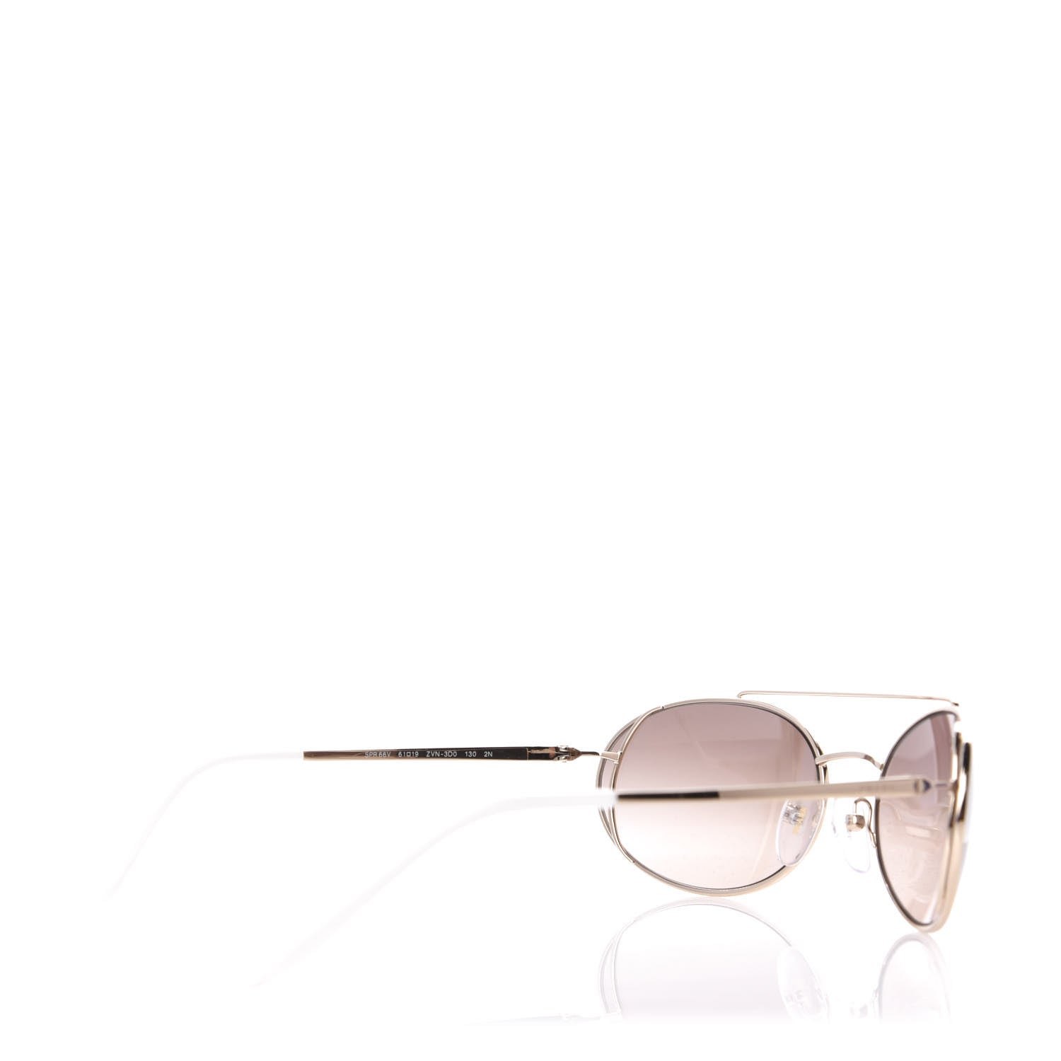 Prada Metal Sunglasses SPR 66V Gold 4 of 8