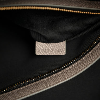 Celine Grained Calfskin Medium Briefcase Pebble 6 of 9