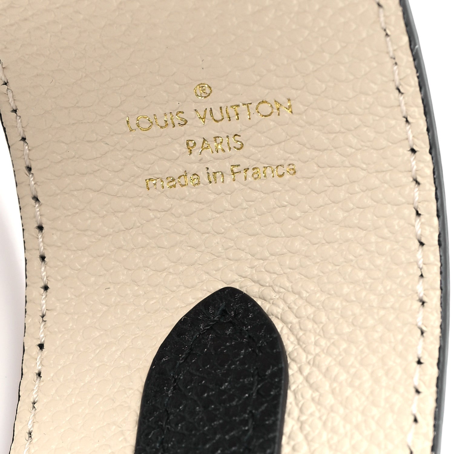 Louis Vuitton Empreinte Monogram Bandouliere Shoulder Strap Black Beige 3 of 4