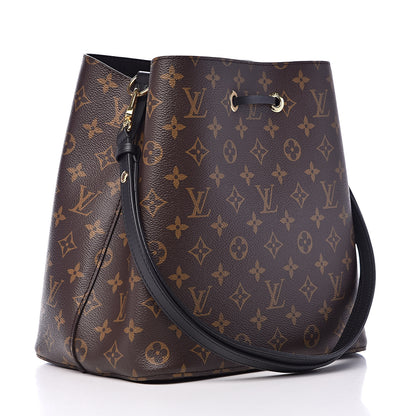 Louis Vuitton Monogram Neonoe MM Black 3 of 9
