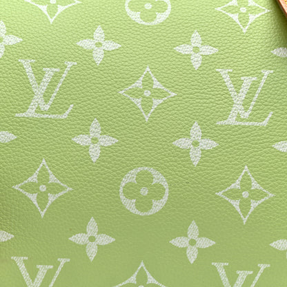 Louis Vuitton Calfskin Monogram Speedy P9 Bandouliere 40 Frozen Lime 10 of 12