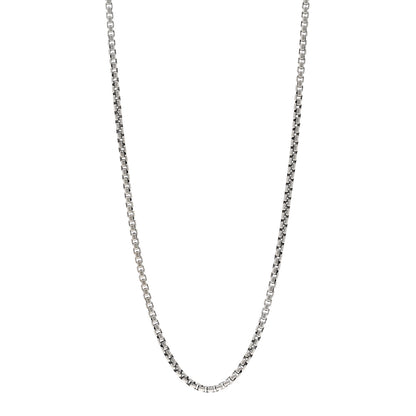 David Yurman Sterling Silver 2.7mm Small Box Chain Necklace 22" 1 of 4