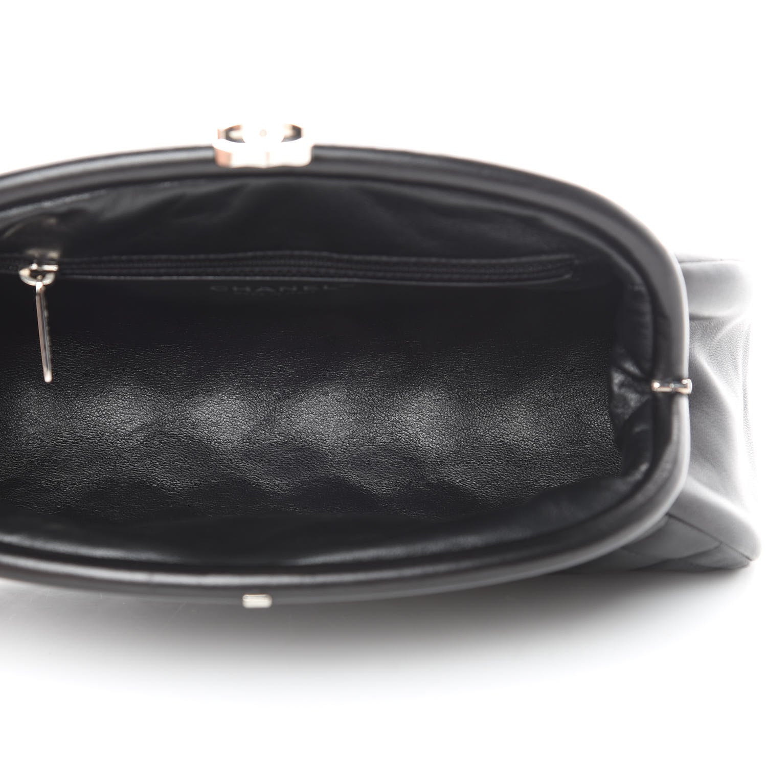Chanel Lambskin Quilted Timeless Clutch Black 5 of 8