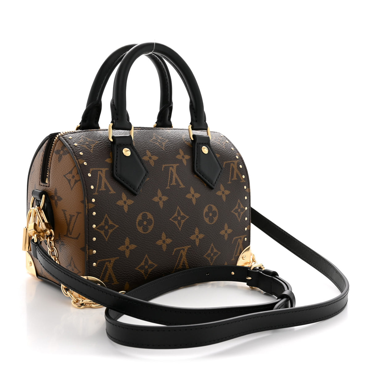 Reverse Monogram Speedy Trunk 20