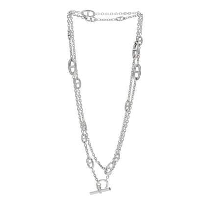 Hermes Sterling Silver Farandole Necklace 120 2 of 4