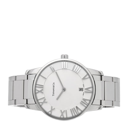 Tiffany Stainless Steel 37mm Atlas 2-Hand Quartz Watch 2 of 4