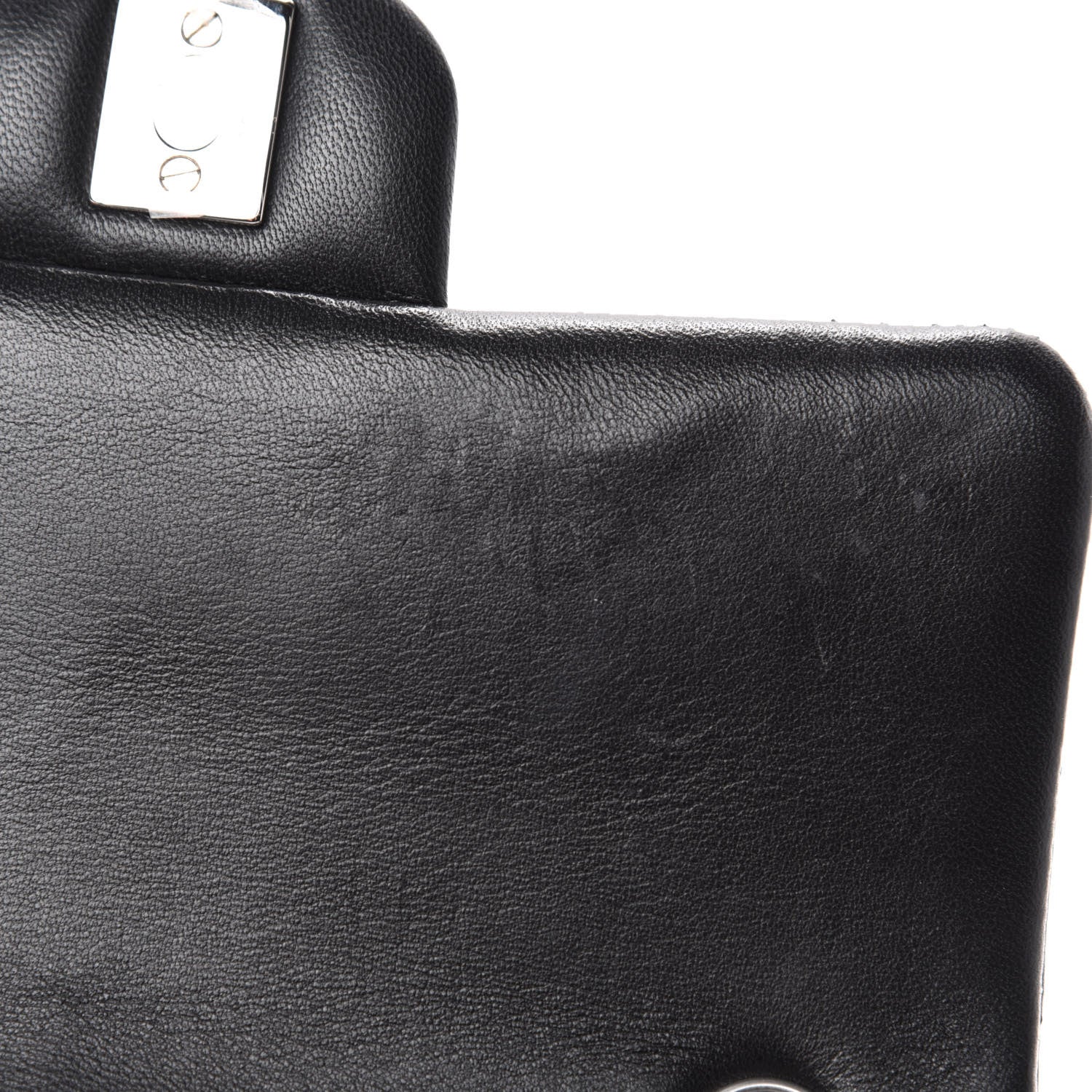 Chanel Lambskin Quilted Mini Rectangular Flap Black 9 of 13