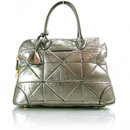 Marc Jacobs Leather Patchwork Carolyn Silver 1 of 12