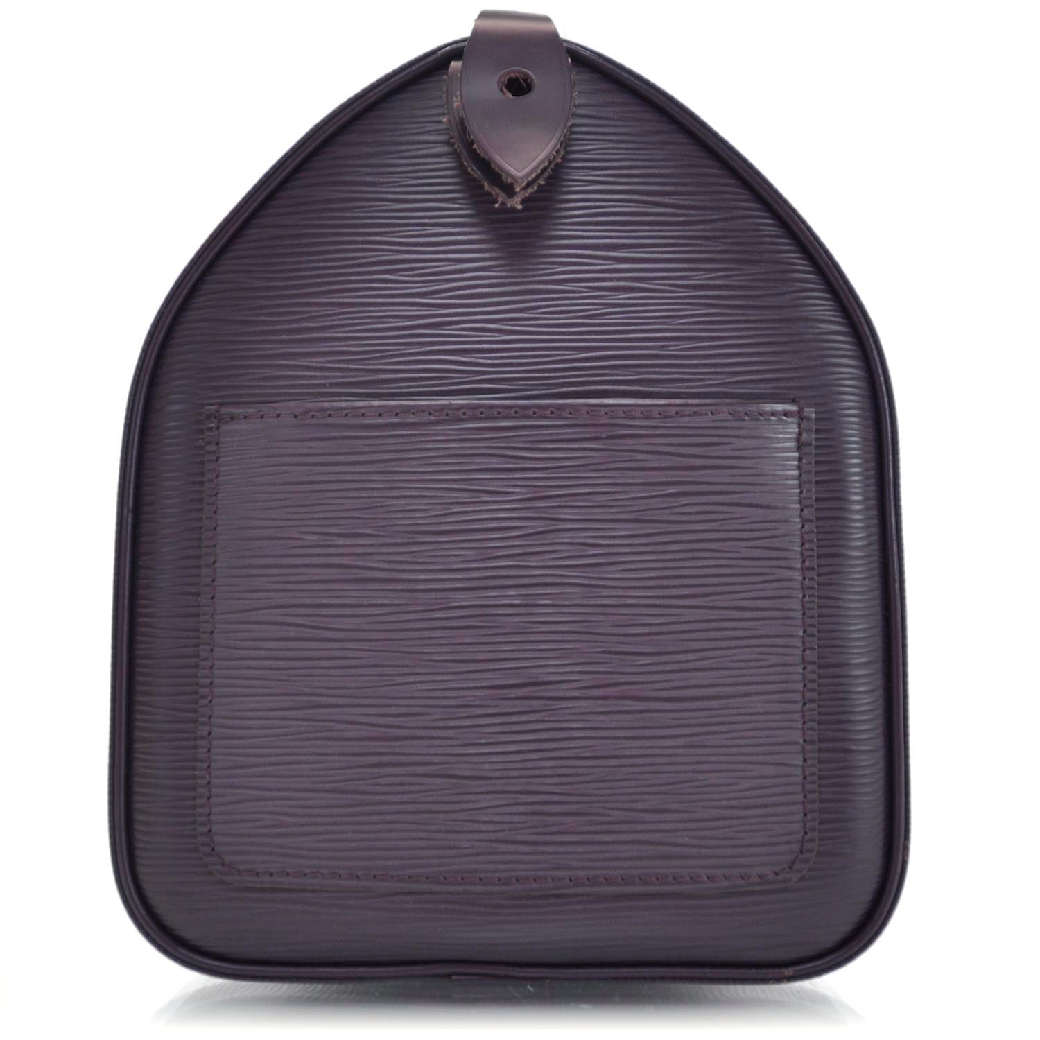 Louis Vuitton Epi Speedy 30 Cassis Purple 5 of 11