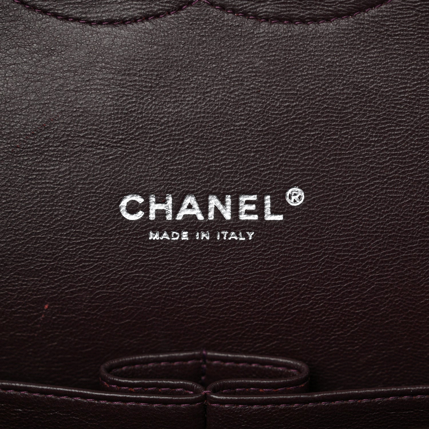 Chanel Lambskin Quilted Maxi Double Flap Plum 6 of 11