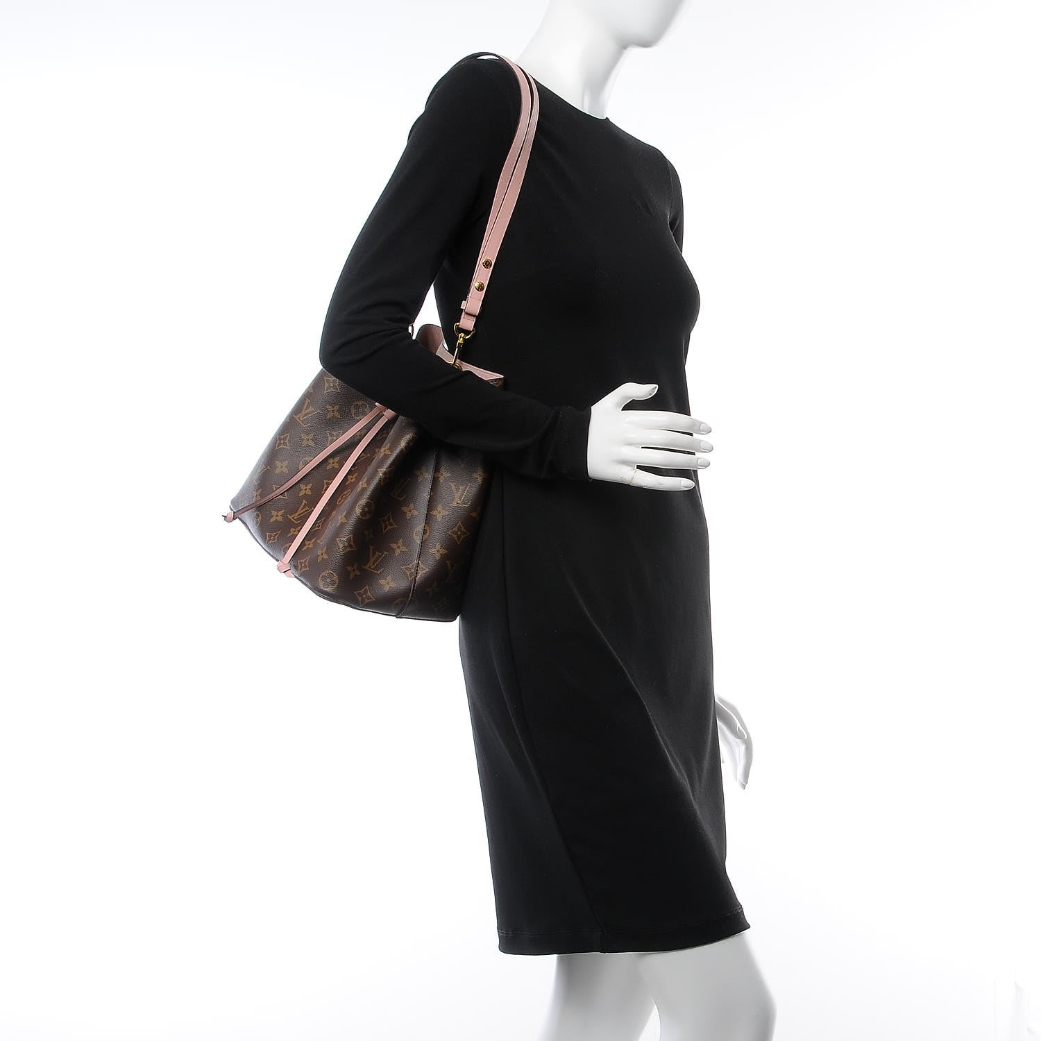 Louis Vuitton Monogram Neonoe MM Rose Poudre 2 of 9