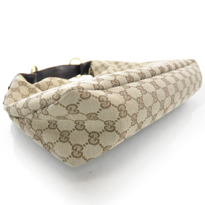 Gucci Monogram Medium Horsebit Chain Hobo Ebony 4 of 8