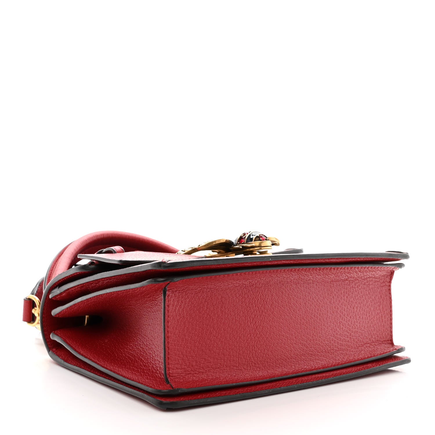Gucci GG Supreme Monogram Small Queen Margaret Top Handle Bag Red 4 of 10