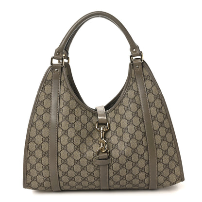 Gucci GG Plus Monogram Medium Joy Shoulder Bag Grey 1 of 10