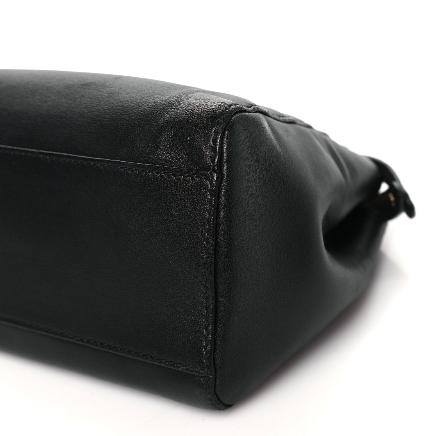Fendi Nappa Mini Peekaboo Iconic Satchel Black 11 of 12