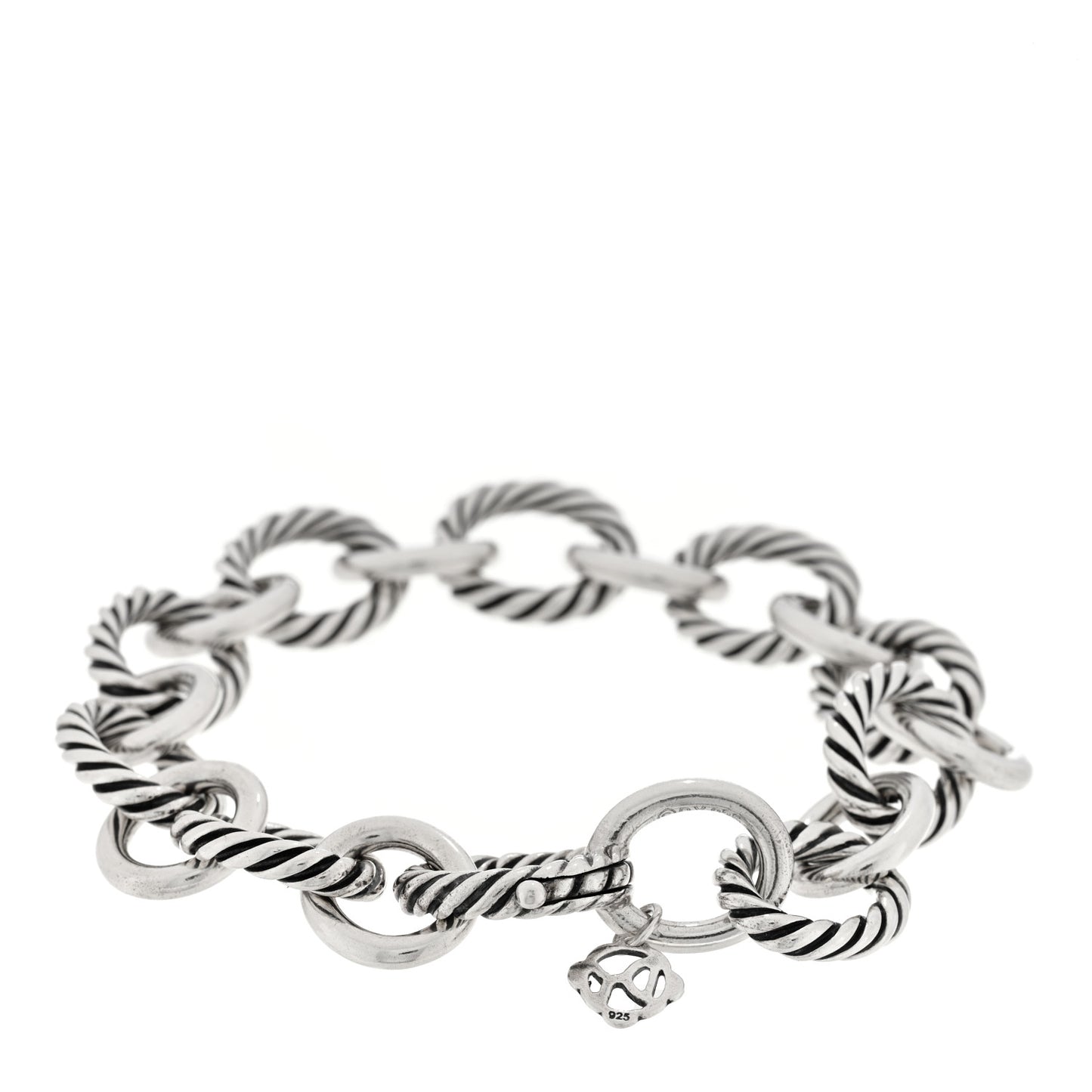 Sterling Silver 12mm Large Oval Link Bracelet