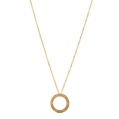 Cartier 18K Yellow Gold LOVE Pendant Necklace 1 of 6