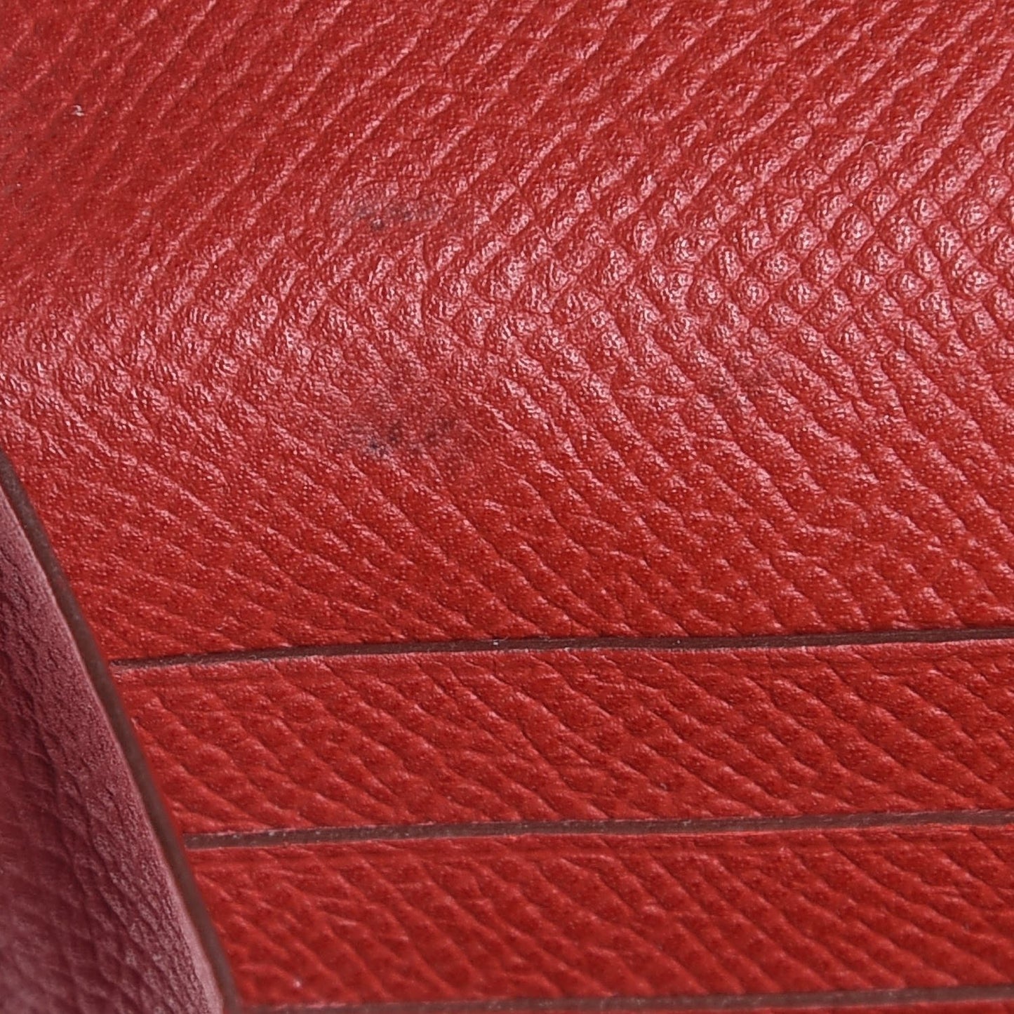 Epsom Kelly Longue Wallet Rouge Garance