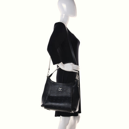 MCM Visetos Medium Luisa Hobo Black 2 of 12