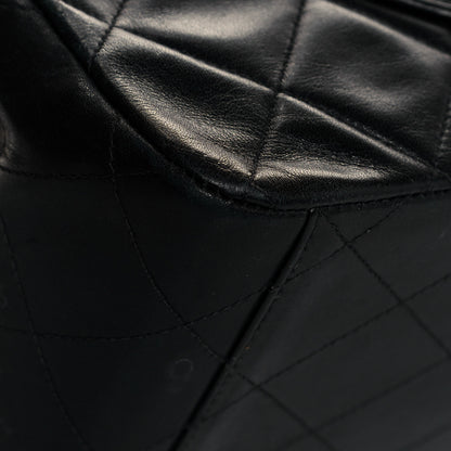 Chanel Lambskin Quilted XL Jumbo Single Flap Black 11 of 20