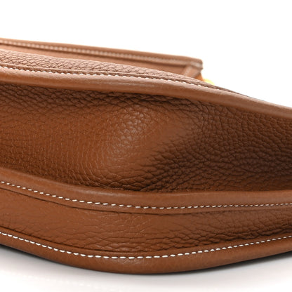 Hermes Taurillon Clemence Evelyne III PM Gold 9 of 10