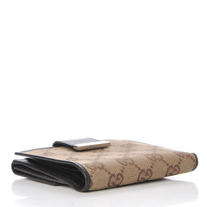 Gucci Monogram Compact Wallet Dark Brown 4 of 11