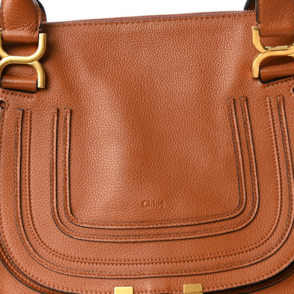 Chloe Calfskin Small Marcie Satchel Tan 6 of 8