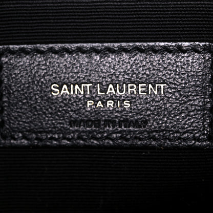 Saint Laurent Denim Suede Monogram Medium Niki Chain Satchel Blue Cinnamon 7 of 11