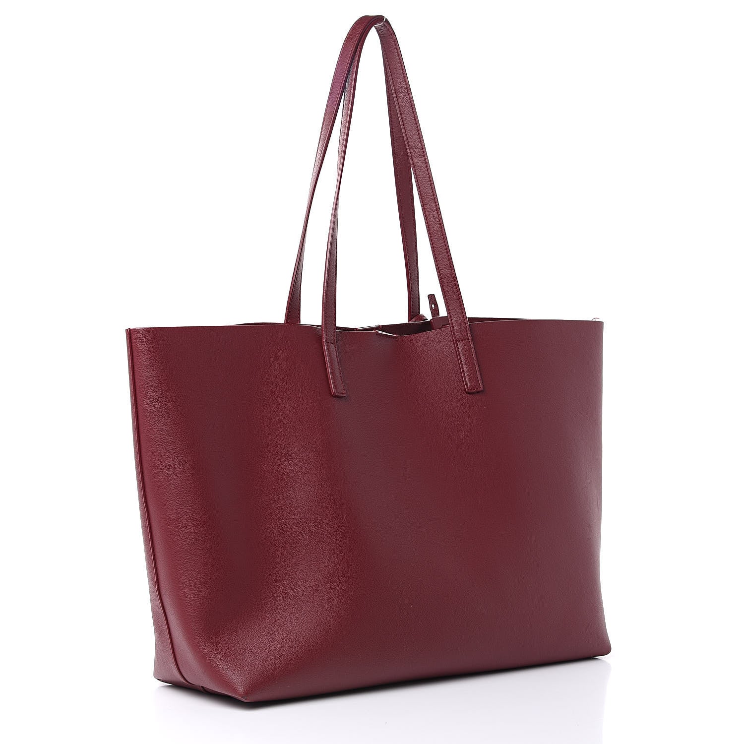 Saint Laurent Calfskin Large Shopping Tote Carmin 3 of 14
